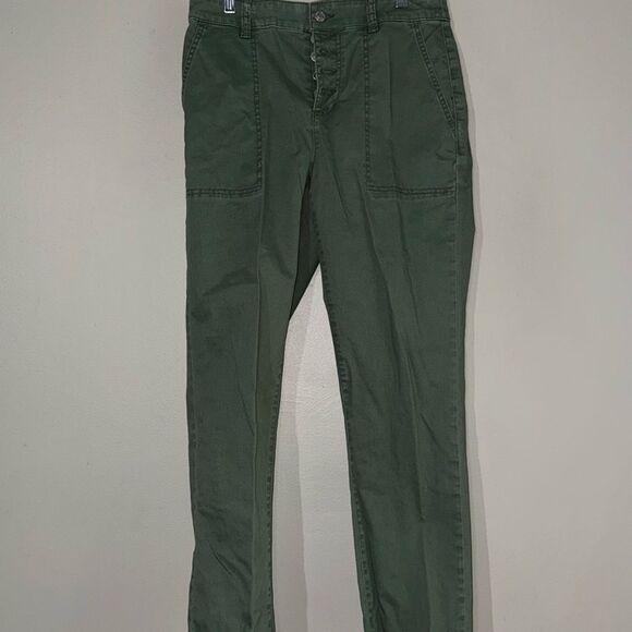 LOFT Green Denim Ankle Jeans 4 - Picture 1 of 13